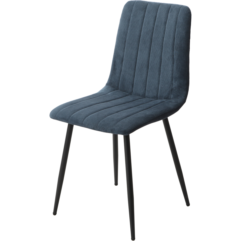 Core Products Aspen 4 Seater Round Dining Set Blue and Oak Image 6