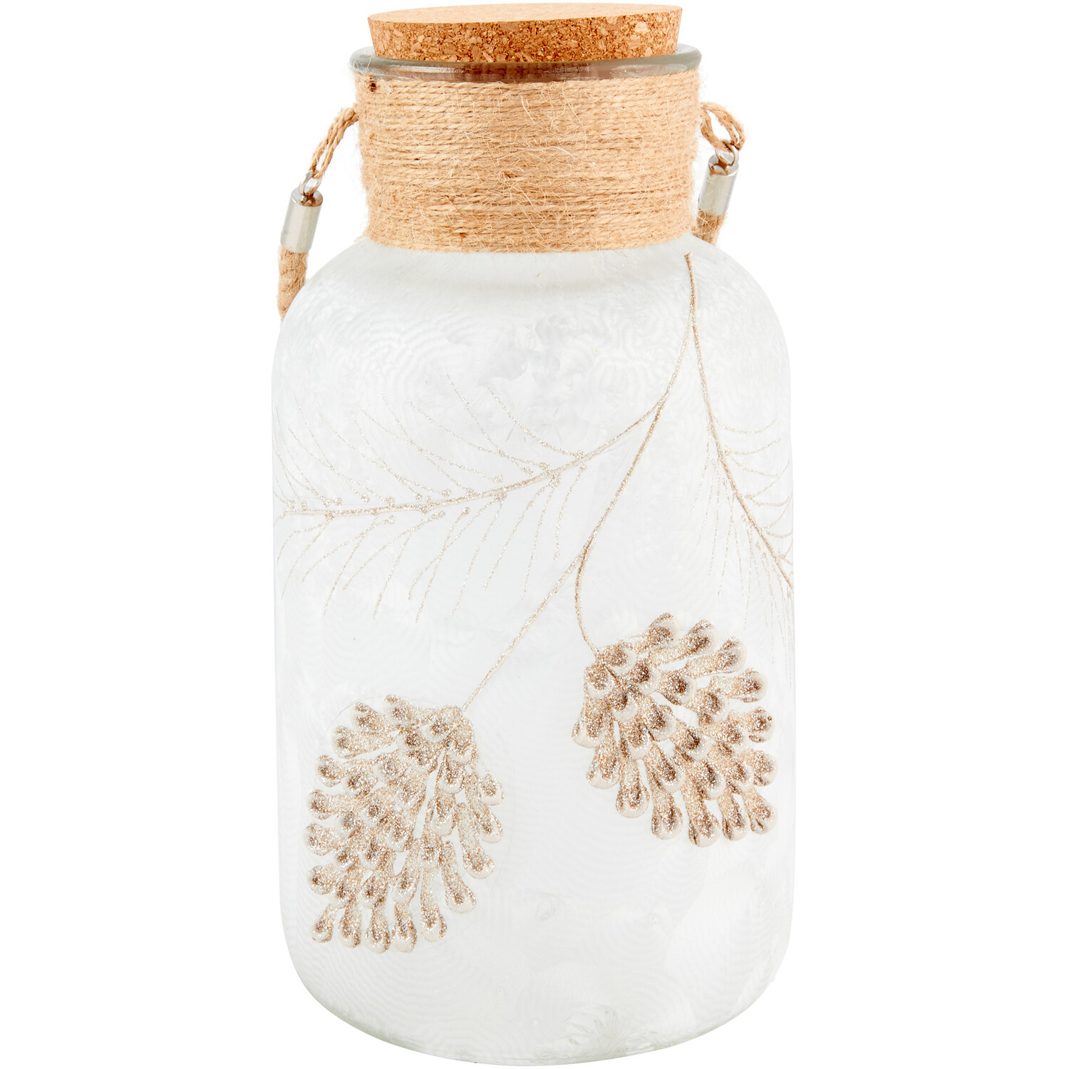 Frosted Glitter LED Lantern Image 2