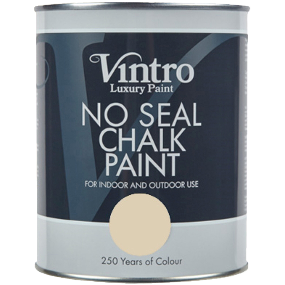 Vintro Paint Old Lace No Seal Chalk Paint 1L Image 2