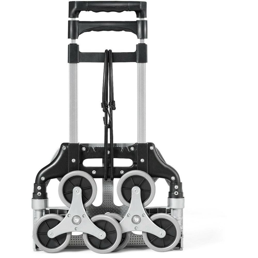 Costway Folding Hand Truck with Wheels and Elastic Rope Image 3