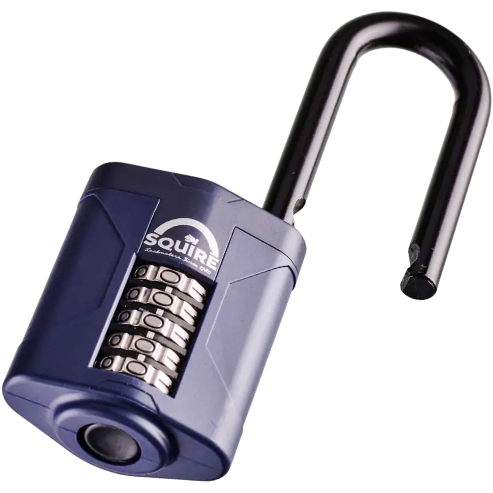 Squire 60mm 5 Wheel Combination Extra Long Shackle Padlock Image 3