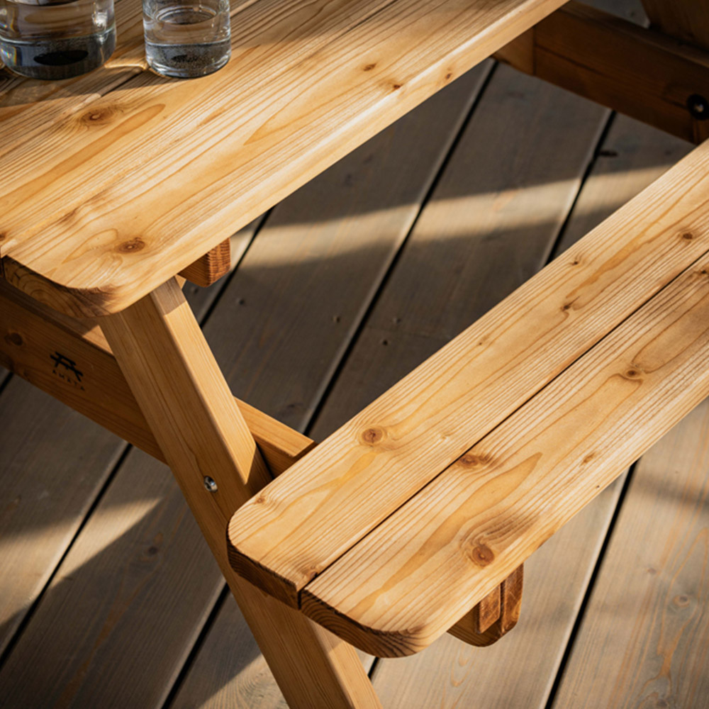 AMATA Ungurs Children Mini Picnic Table Mini Brown Image 5