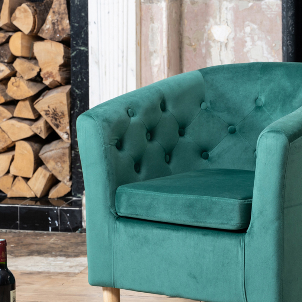 Artemis Home Clio Green Accent Chair Image 2
