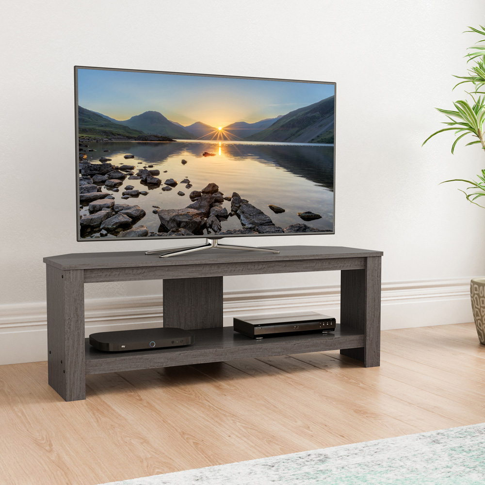 AVF Calibre Single Shelf Grey Oak TV Unit Image 6