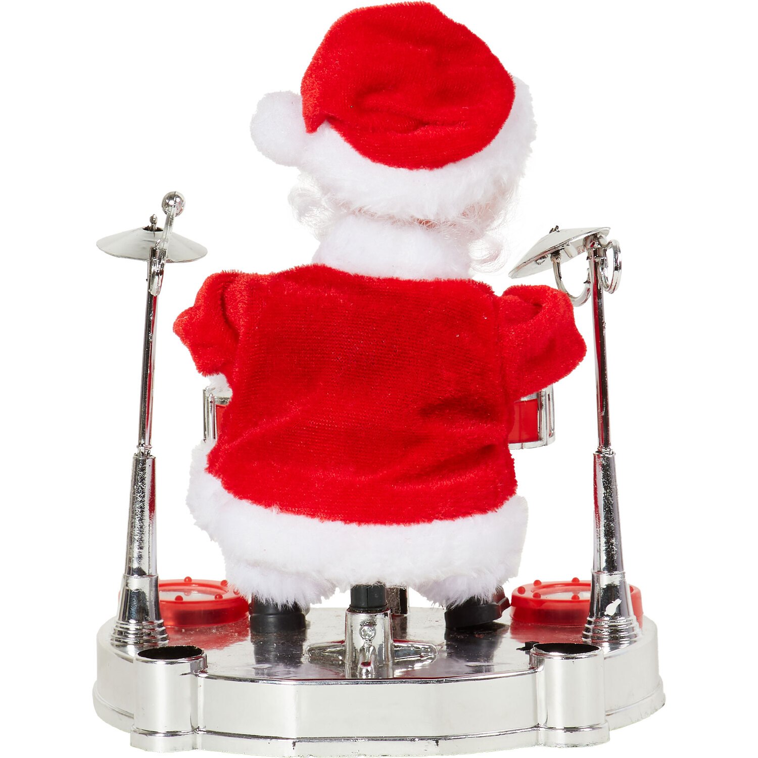 Animated Musical Santa Piano / Drums - Red Image 6
