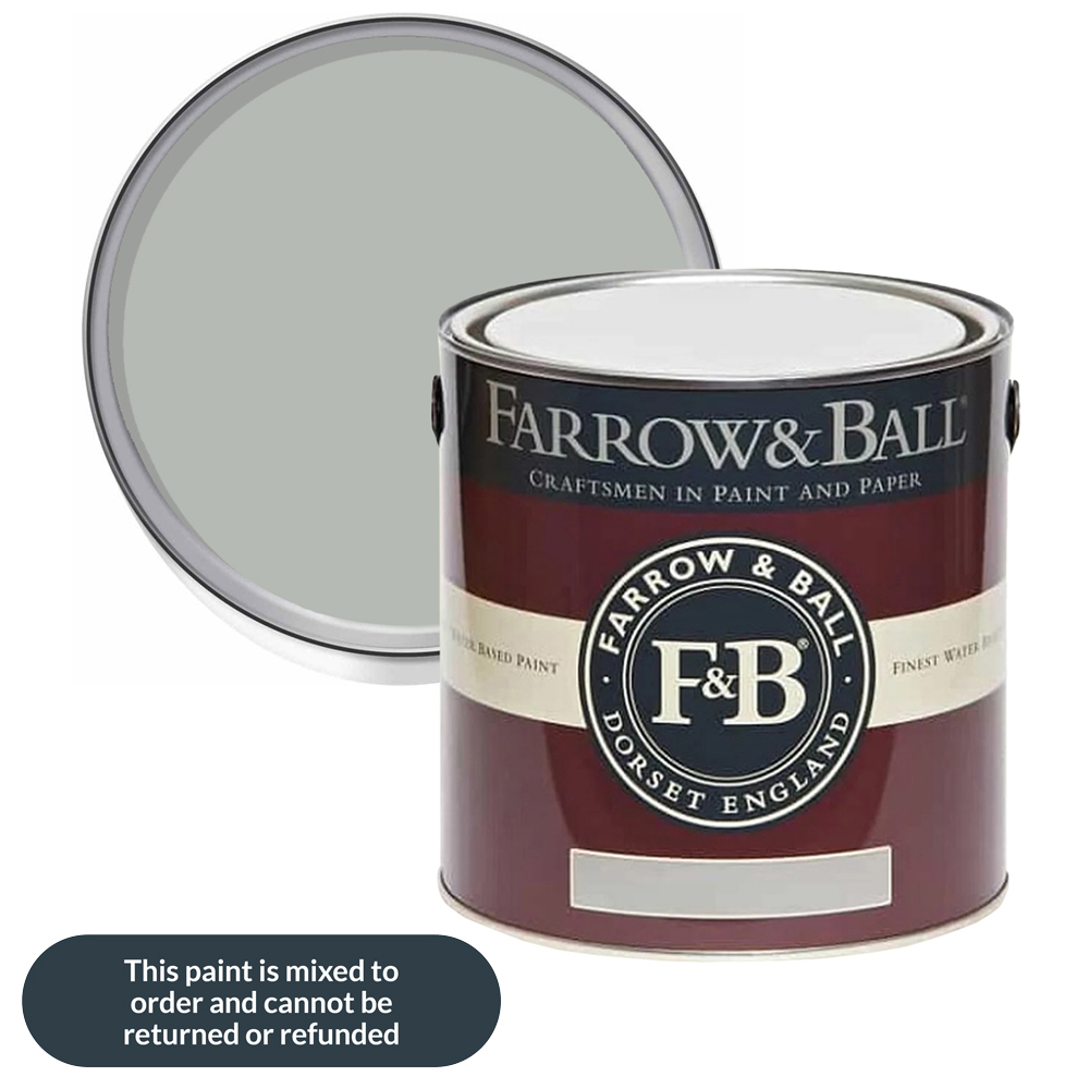 Farrow & Ball Light Blue Full Gloss Paint 2.5L Image 1