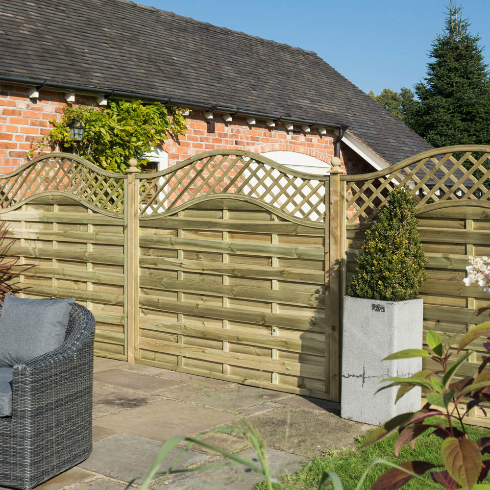 Rowlinson Grosvenor Pressure Treated Screen 6 x 6ft Image 2