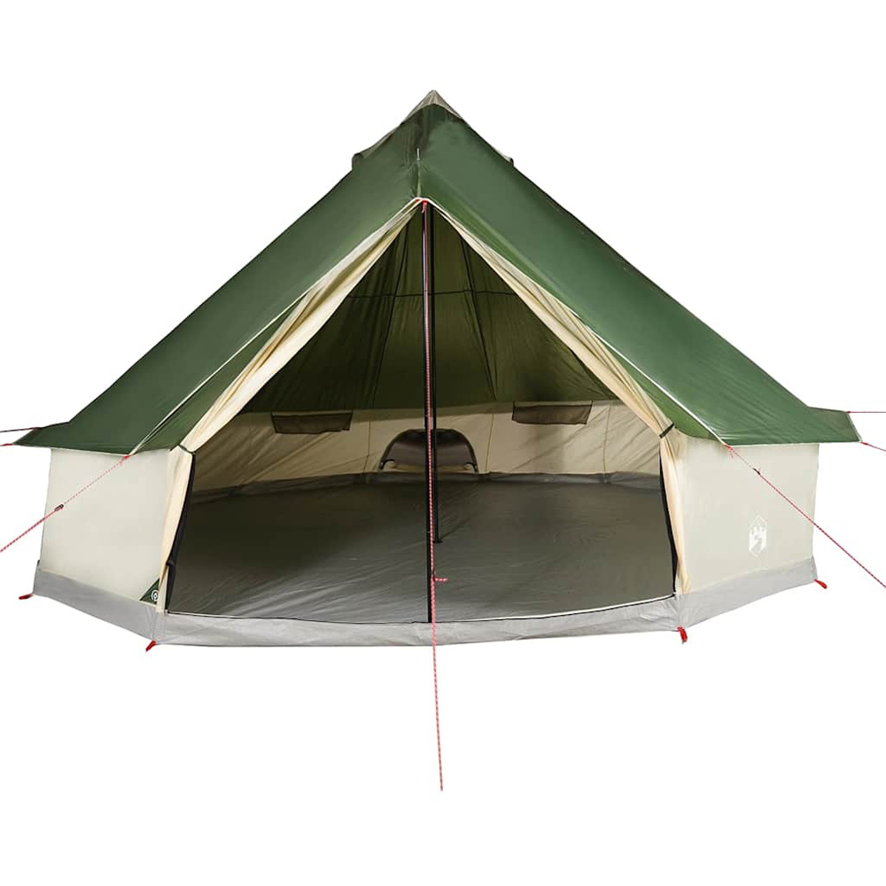 Walplus 8 Person Waterproof Tipi Family Tent Green Image 4