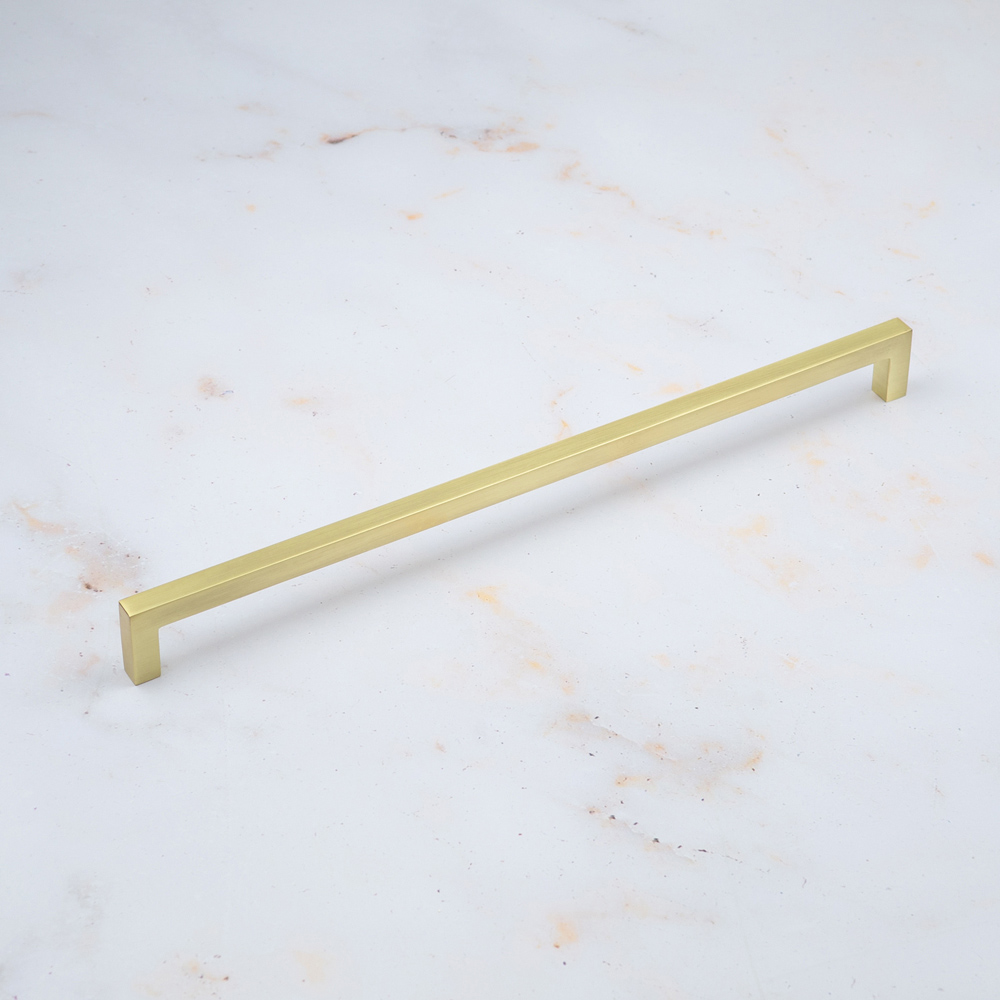Handle & Home Satin Brass Square Handle 320mm Image 2