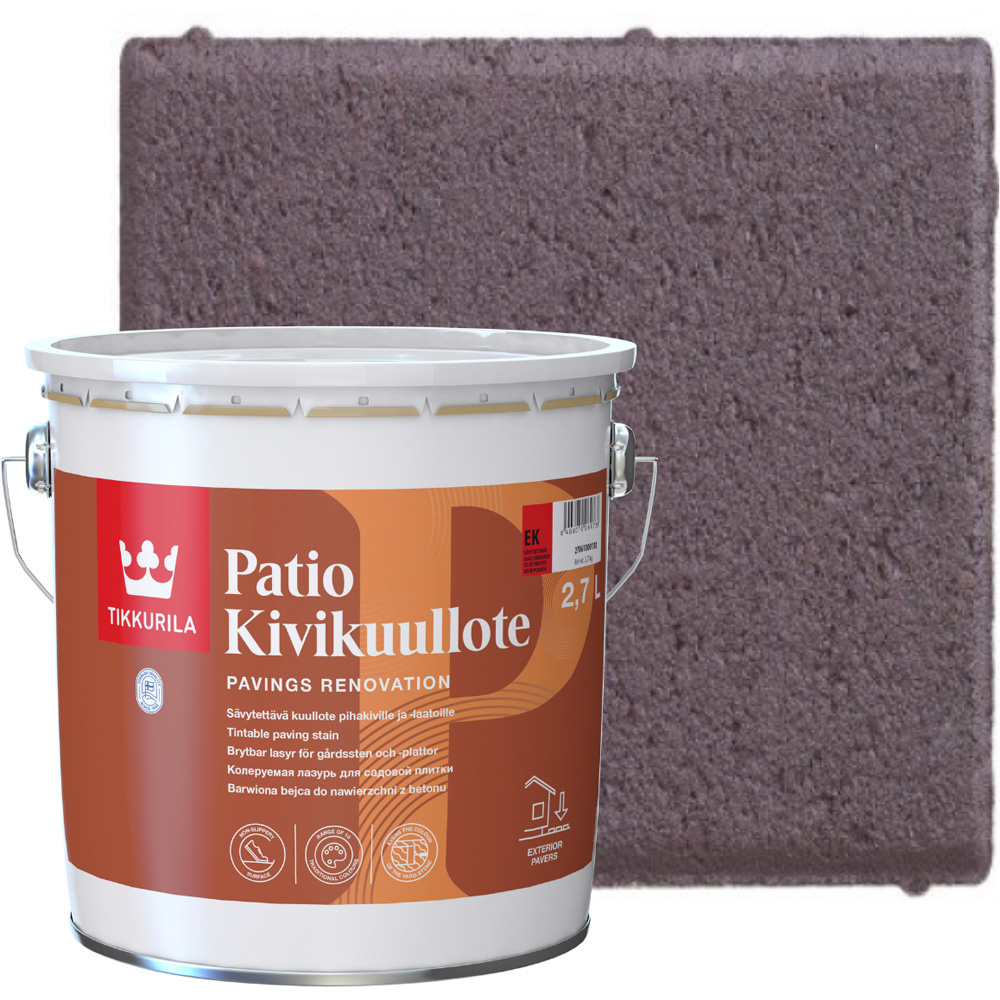 Tikkurila Patio Kivikuullote EK06 Patio Paving Stain 3L Image 4