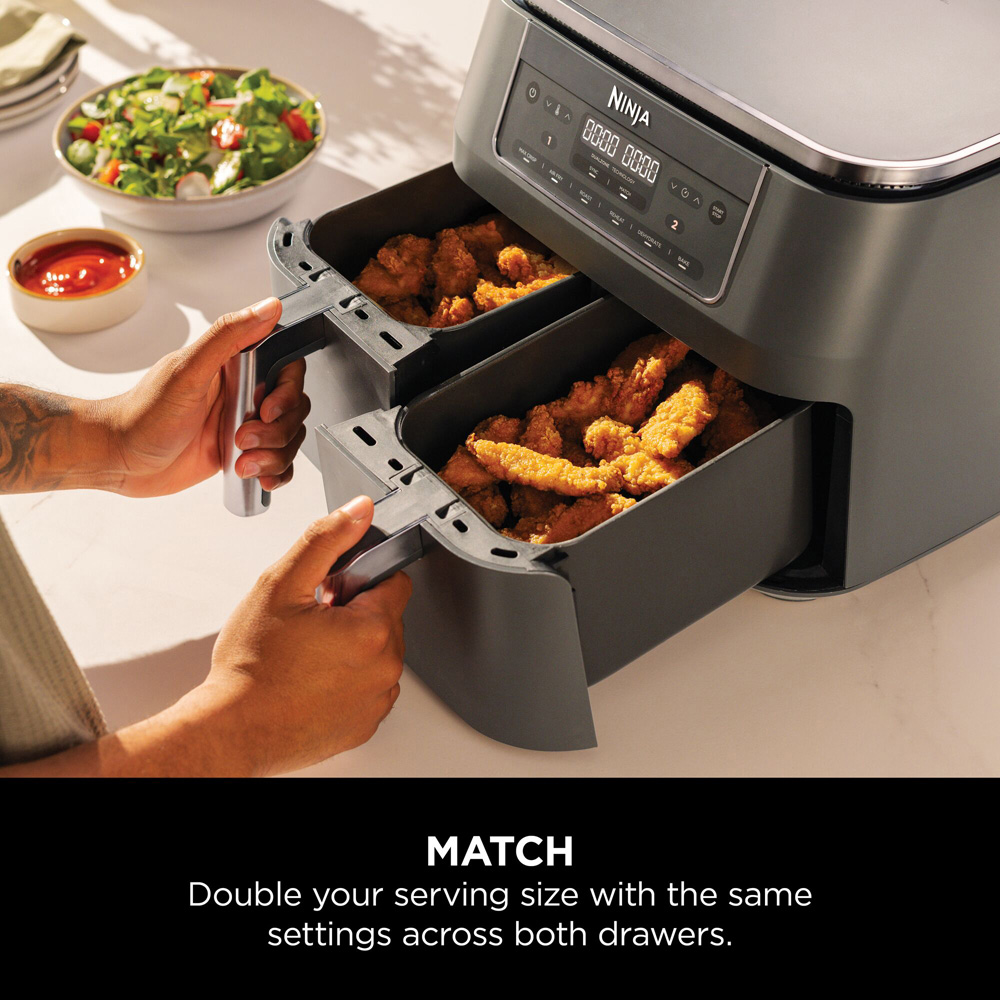 Ninja DZ300UK 6-in-1 Dual Zone Air Fryer 7.6L Image 7