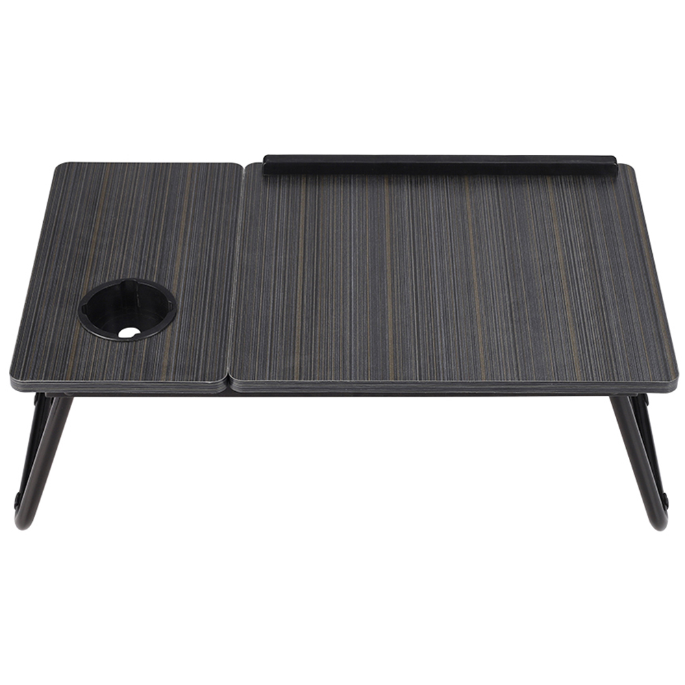 Living and Home Adjustable Laptop Bed Desk with Cup Holder Image 3
