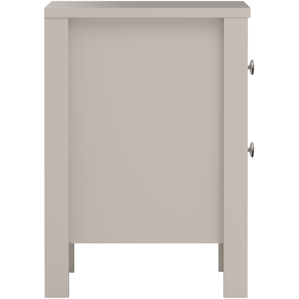 Florence Madrid 2 Drawer Cashmere Bedside Table Image 4