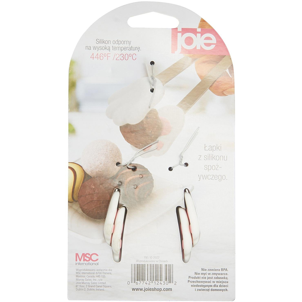 Set of 2 Meow Mini Tongs - White Image 5