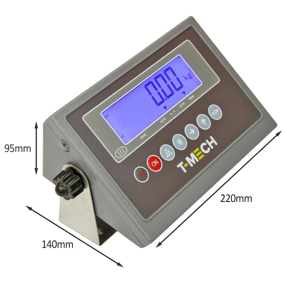 MonsterShop T-Mech Industrial Pallet Floor Weighing Scales 80 x 80cm Image 2