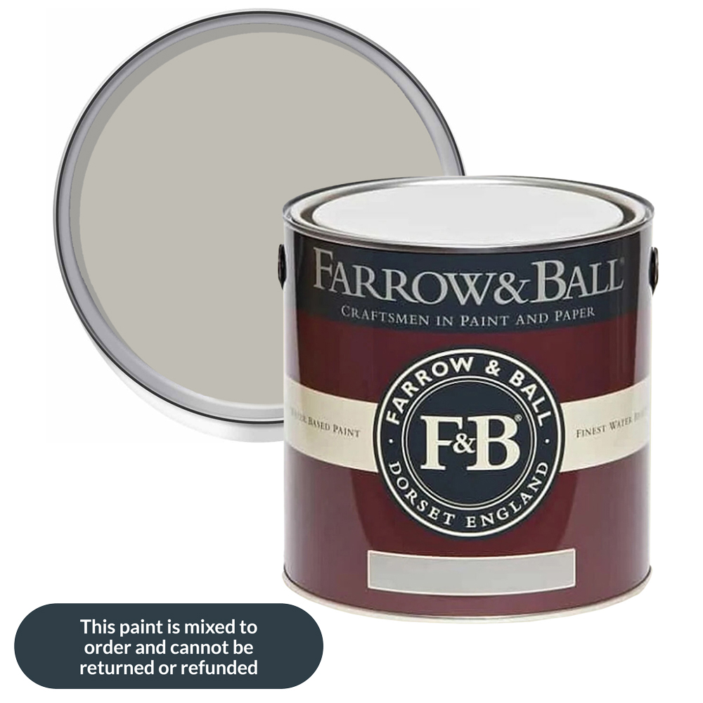 Farrow & Ball Estate Walls and Ceilings Purbeck Stone Matt Emulsion Paint 2.5L Image 1