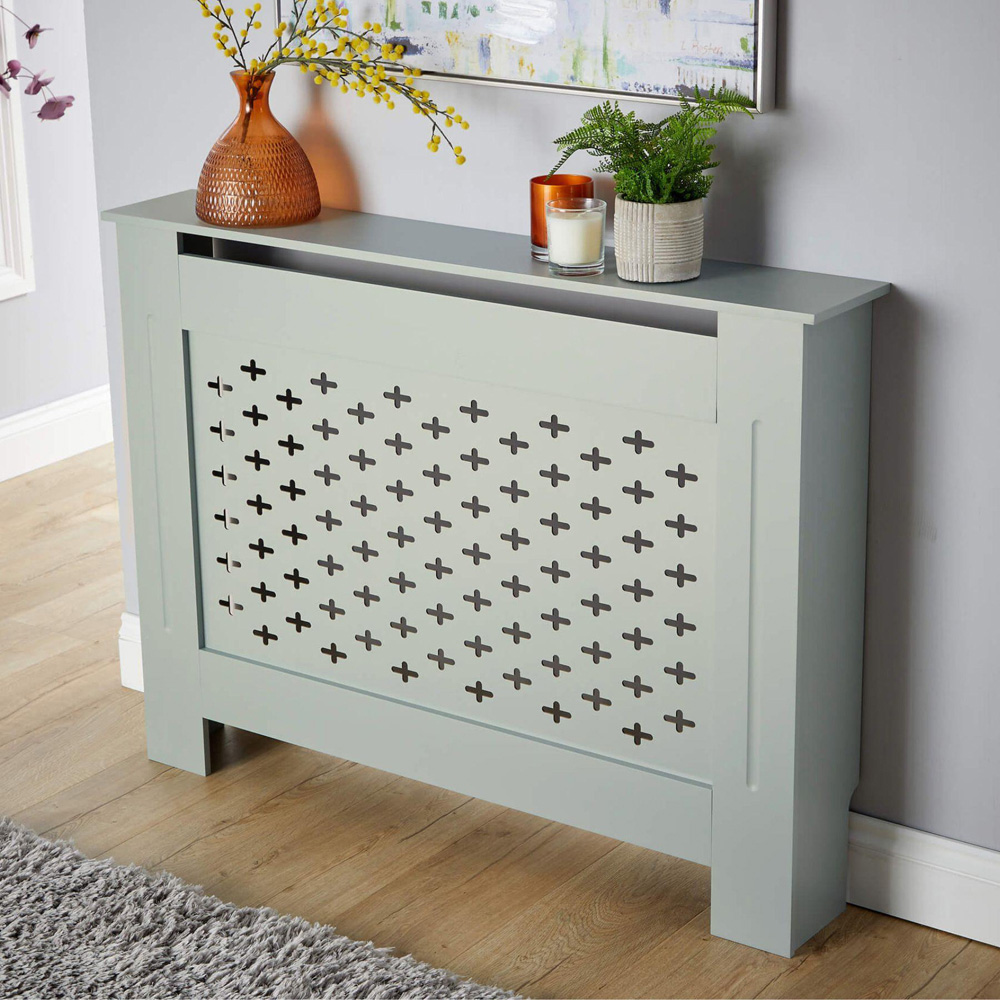 Home Source Crofton Grey Radiator Cover Unit Medium Image 5