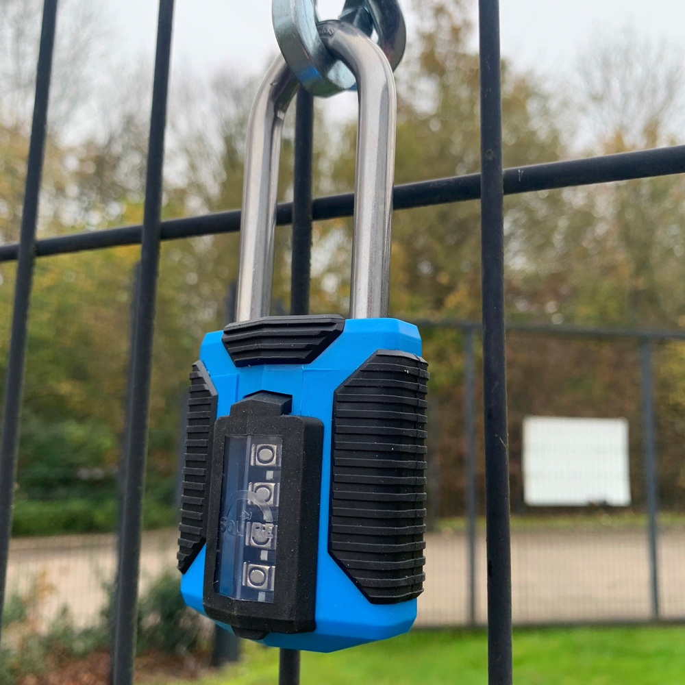 Squire 50mm 4 Wheel Combination Extra Long Shackle Padlock Image 2