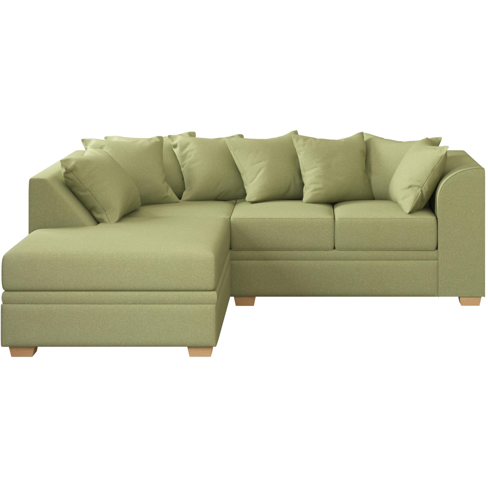 Modo 3 Seater Venice Olive Left Hand Scatter Back L-Shape Corner Sofa Image 3