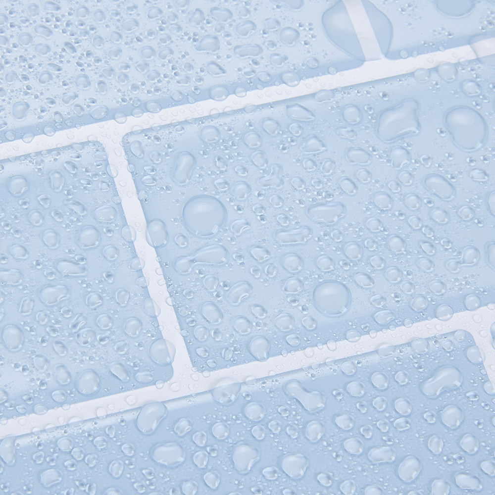 Living and Home Light Blue Lattice Peel and Stick Wallpaper Tile 30 x 30cm 10 Pack Image 5