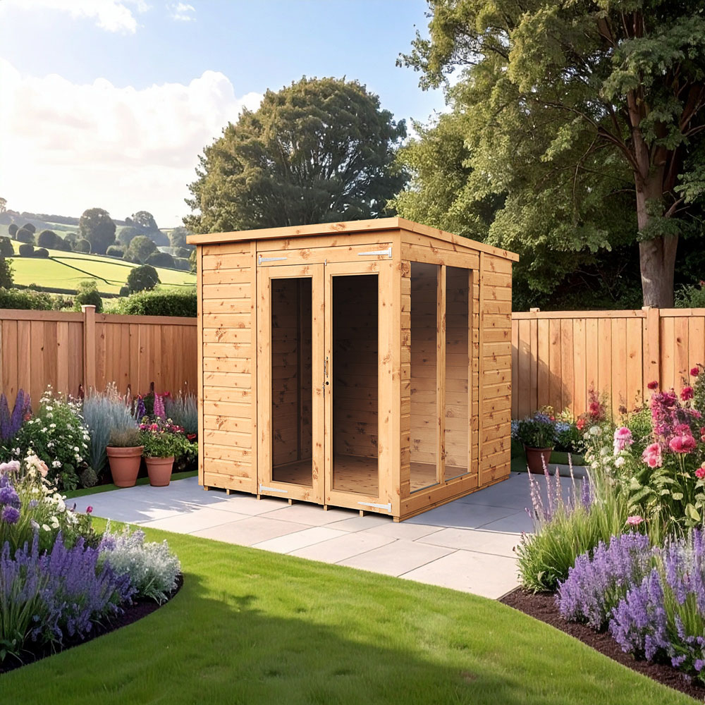 Empire Sheds 6 x 6ft Double Door Shiplap Tongue and Groove Wooden Garden Shed Image 2