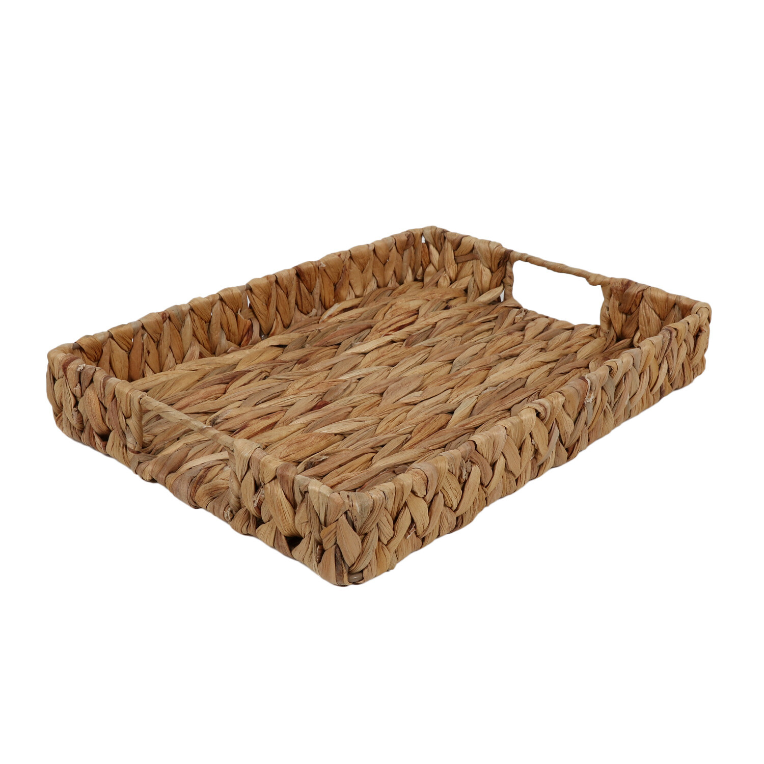 Brown Water Hyacinth Serving Tray 2 Pack Image 2