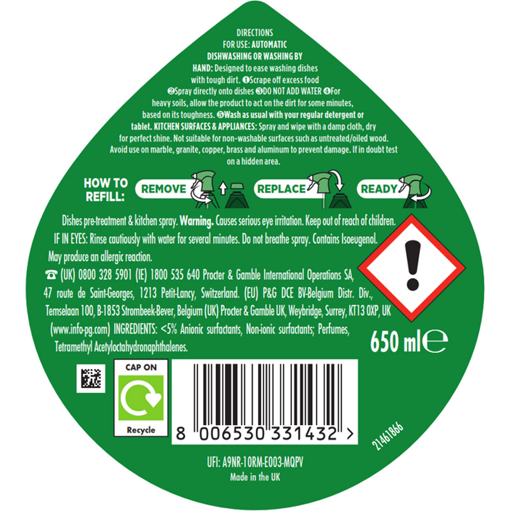 Fairy Mrs Hinch Power Dishwashing Spray Image 8