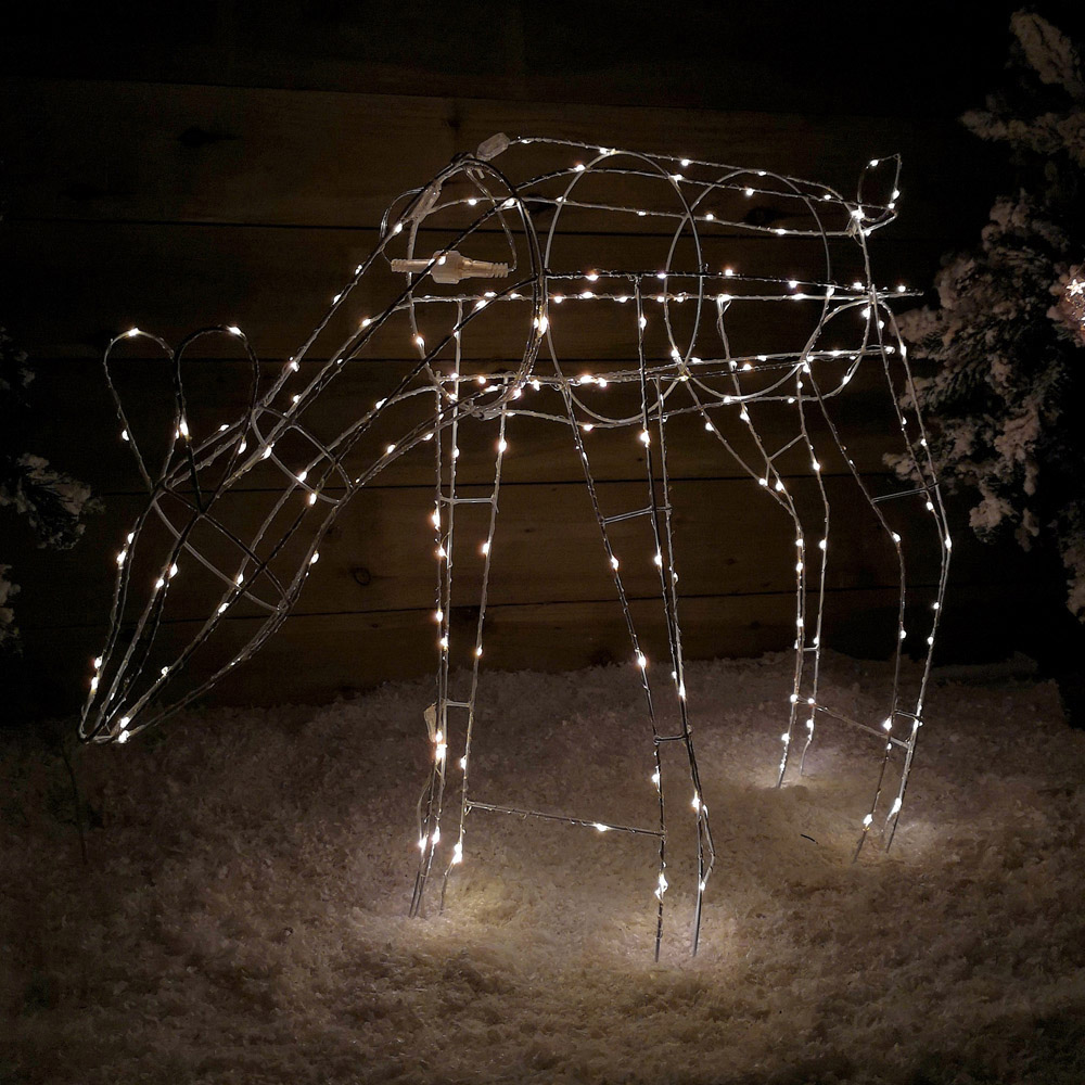 Samuel Alexander Grazing Reindeer LED Outdoor Christmas Decoration 63cm Image 5