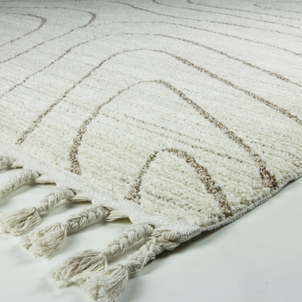 Esselle Home Arctic Contour Natural and Mink Rug 200 x 290cm Image 3