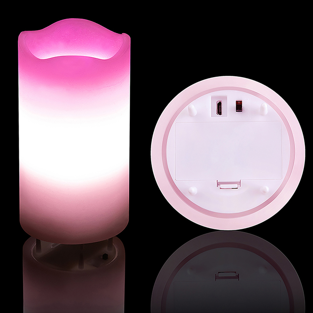 St Helens Pink Love LED Candle Projector Image 5