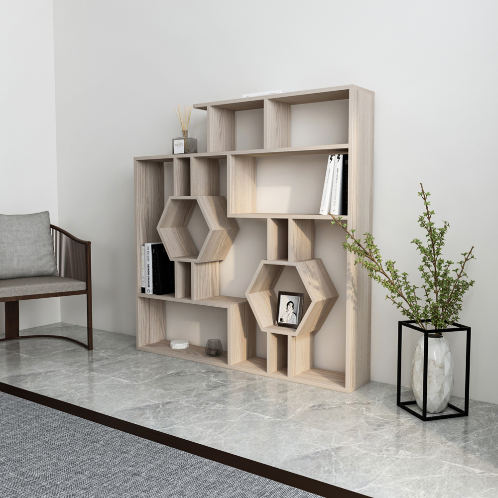 Decorotika Tamara Cordoba Geometric Unique Bookshelf Image 5