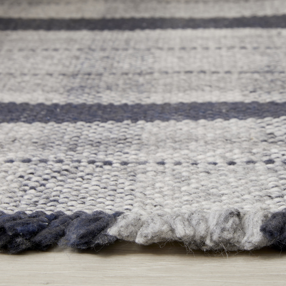 Origins Navy Highland Check Rug 120 x 170cm Image 4
