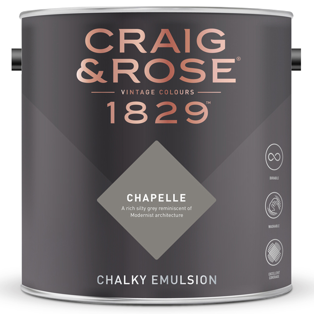 Craig & Rose Walls and Ceilings Chapelle Chalky Emulsion Paint 5L Image 2