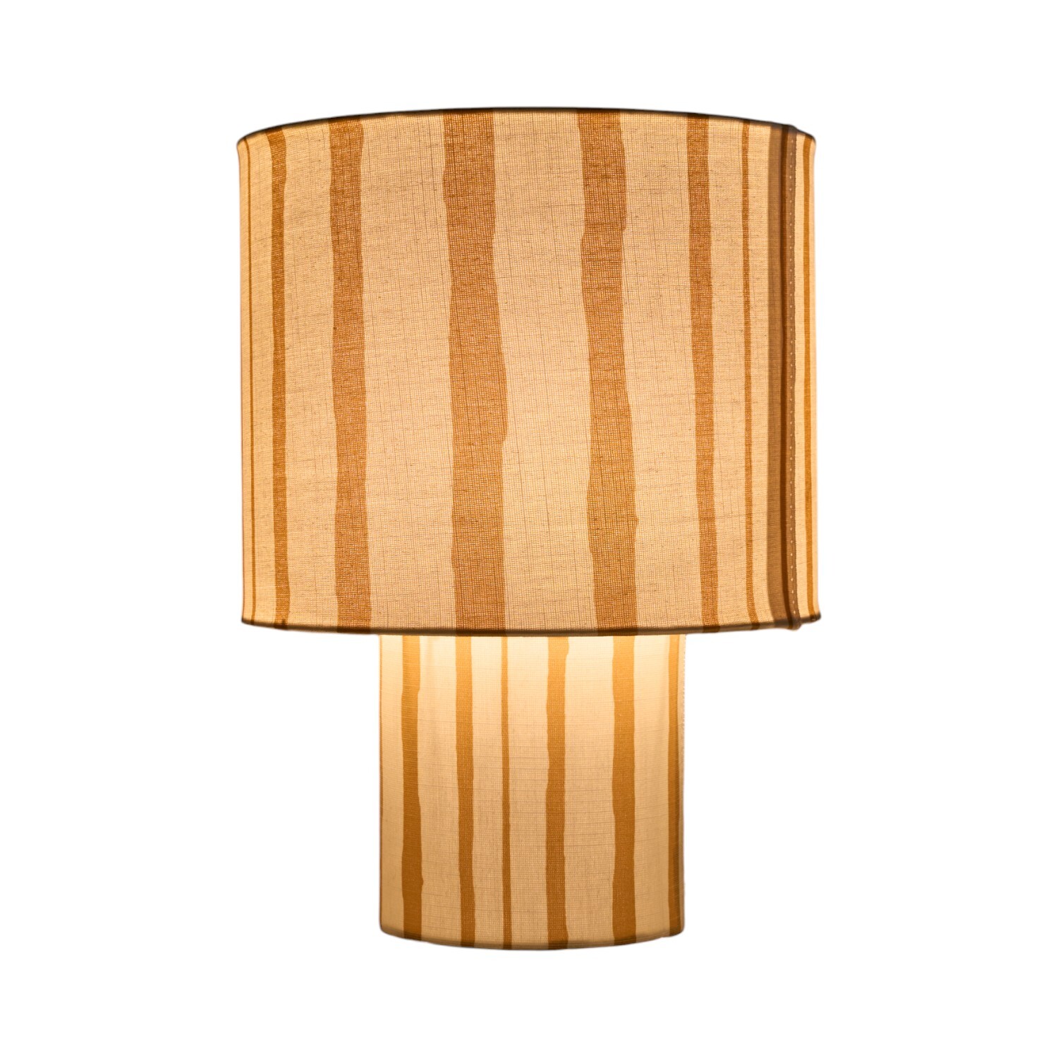 Yellow Stripe Table Lamp Yellow Image 3