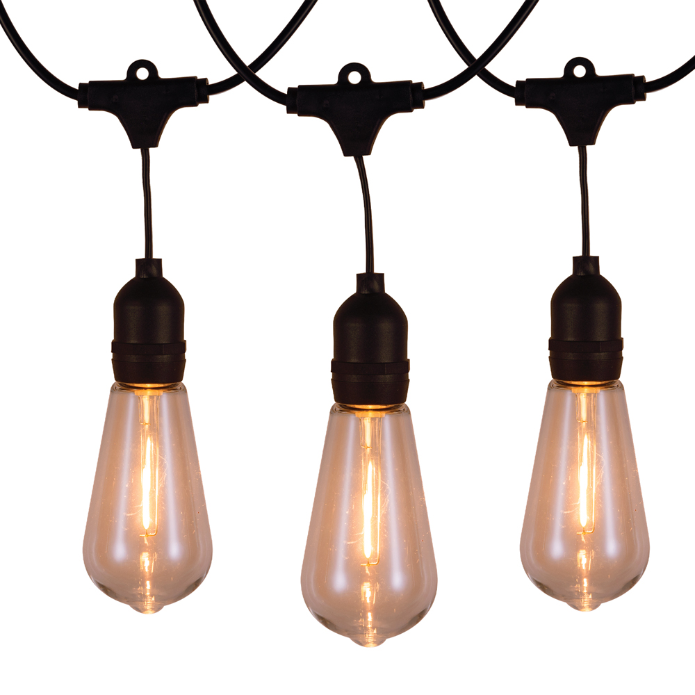 TCP ST64 E27 Warm White Decorative LED Festoon Lights 10m Image 3