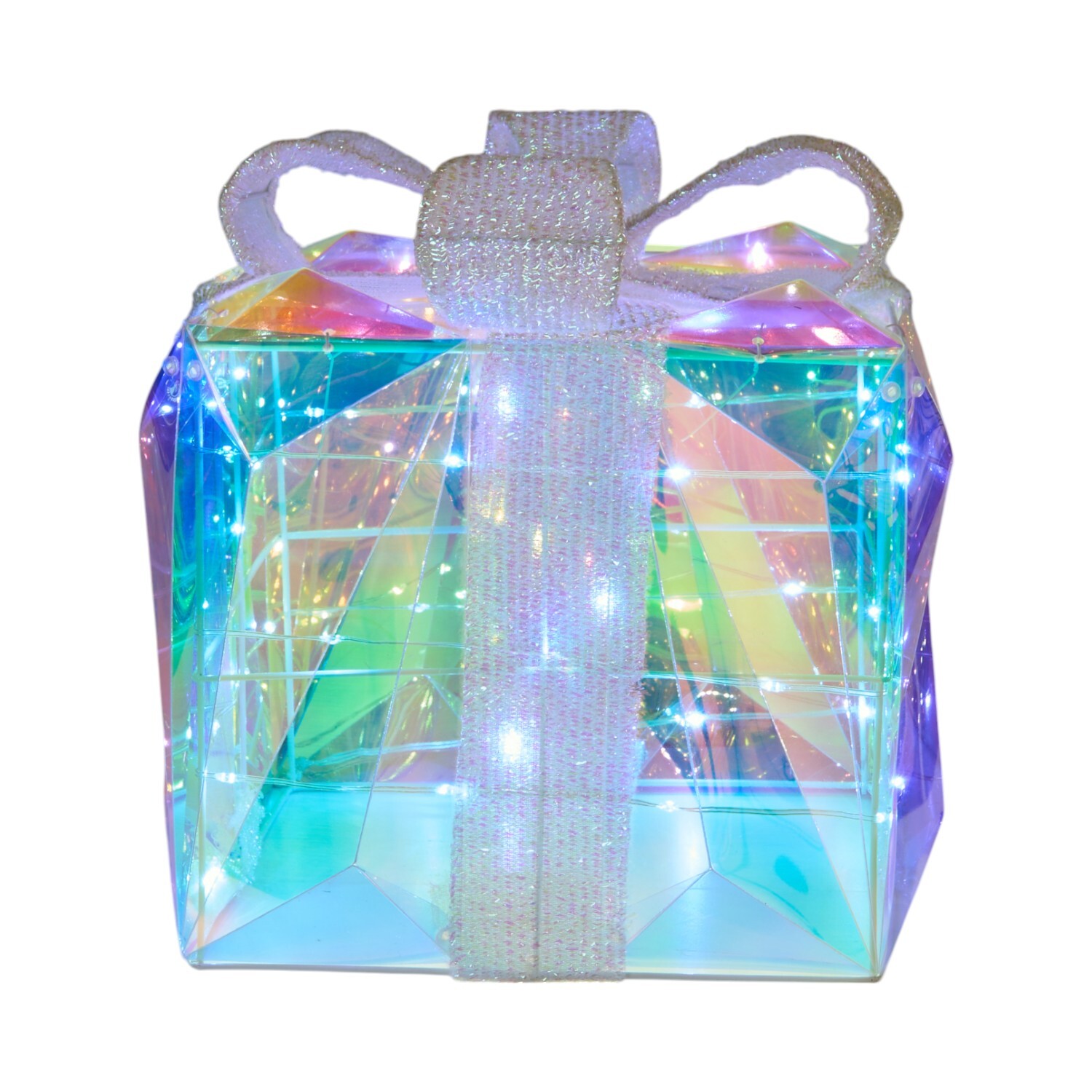 Set of 3 LED Iridescent Presents Image 4