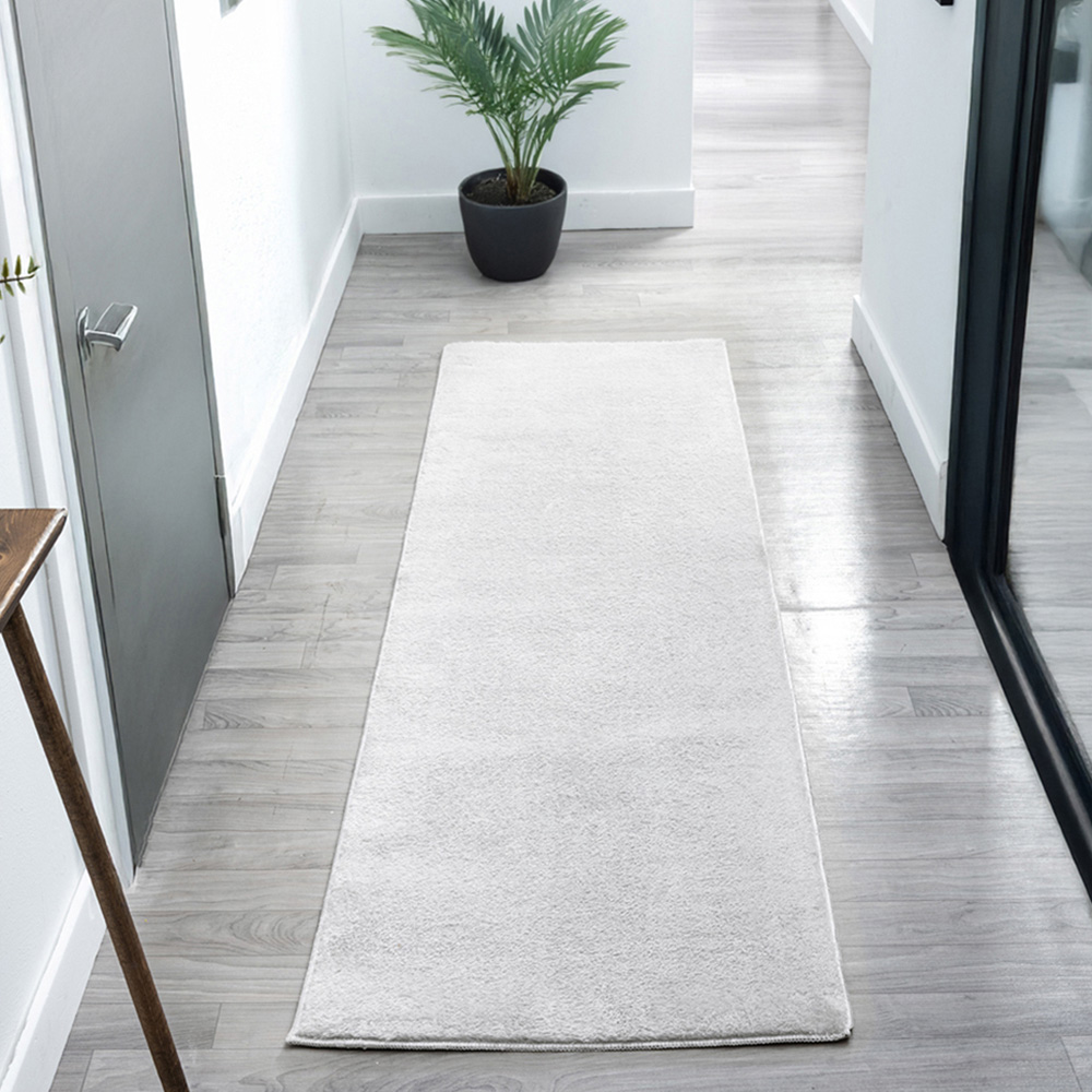 Desire Rugs Comfy Silver Anti Slip Felt Backing Rug 60 x 200cm Image 2