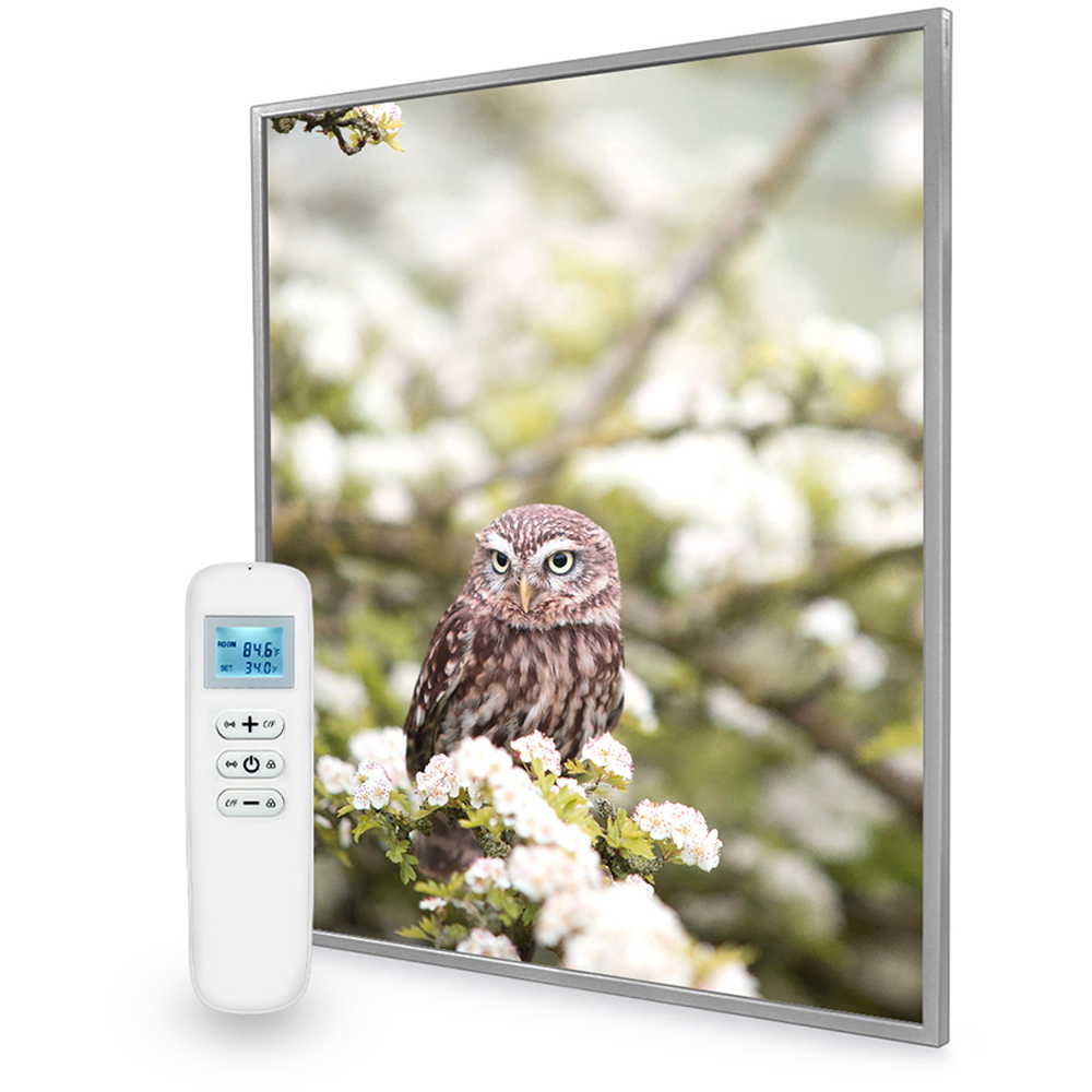 Mirrorstone Nexus Owl In The Spring Picture Wi-Fi Infrared Heating Panel 1200W 995 x 1195mm Image 2