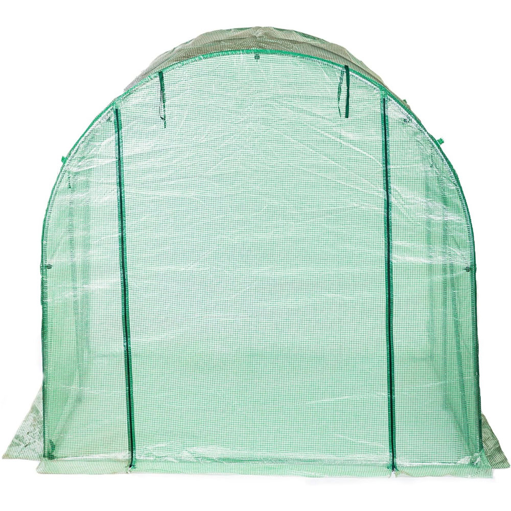 Garden Gear Green PE Cover 6.5 x 6.5ft Polytunnel Greenhouse Image 2