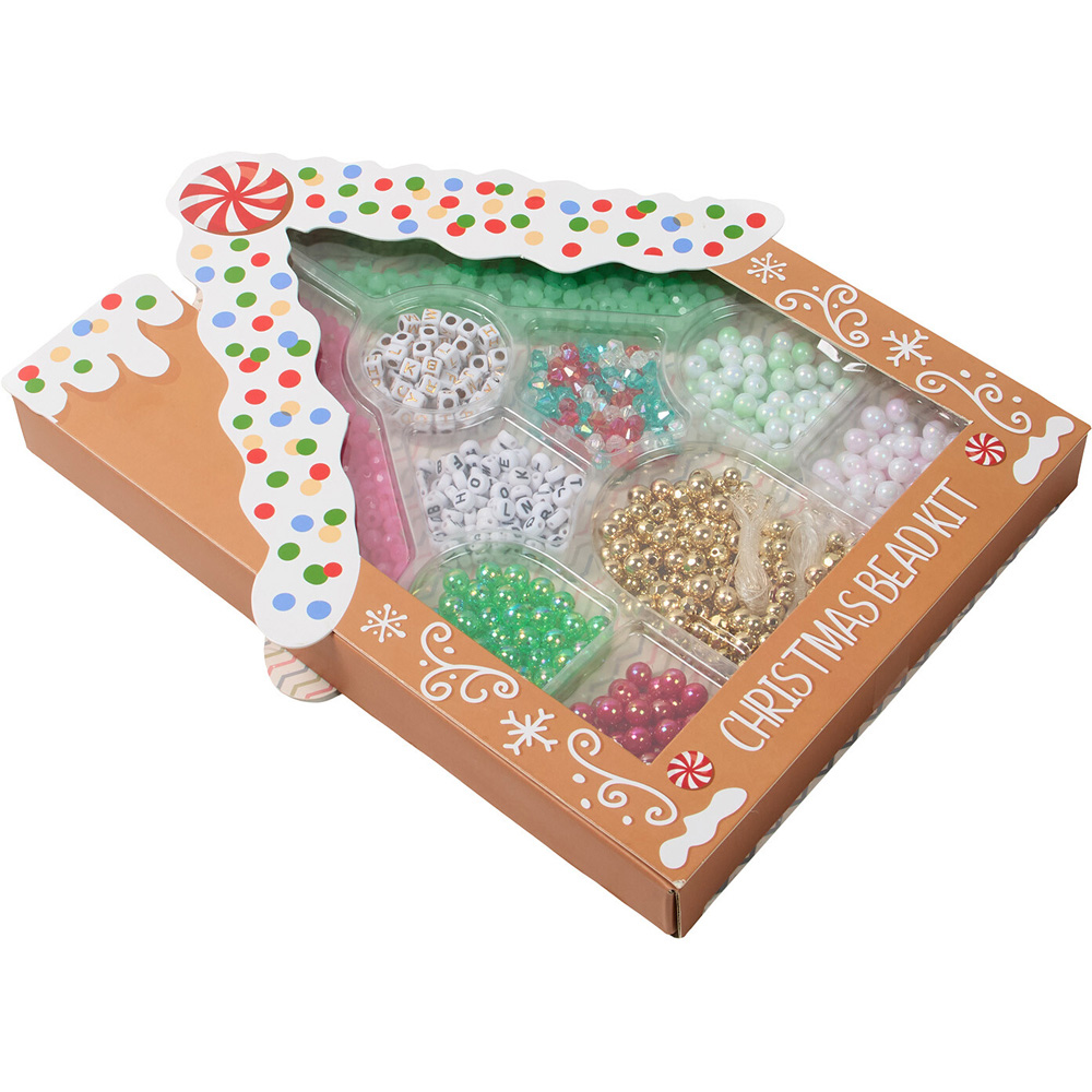 Gingerbread Christmas Bead Kit Image 3