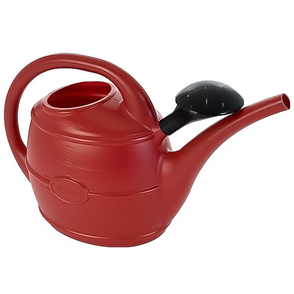 Samuel Alexander Red Watering Can with Rose 10L Image 1