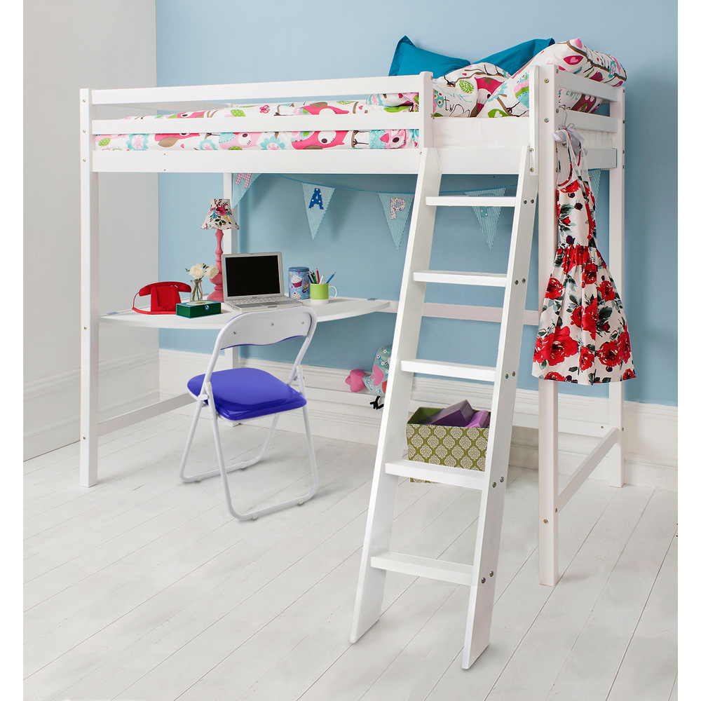 Noa and Nani Thom White Desk for High Sleeper Cabin Bed Image 3