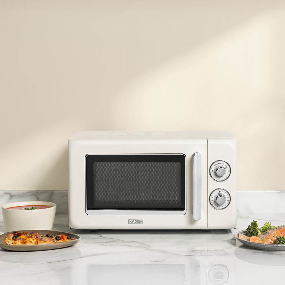 Haden 214607 Retro Ivory 17L Manual Microwave 700W Image 4