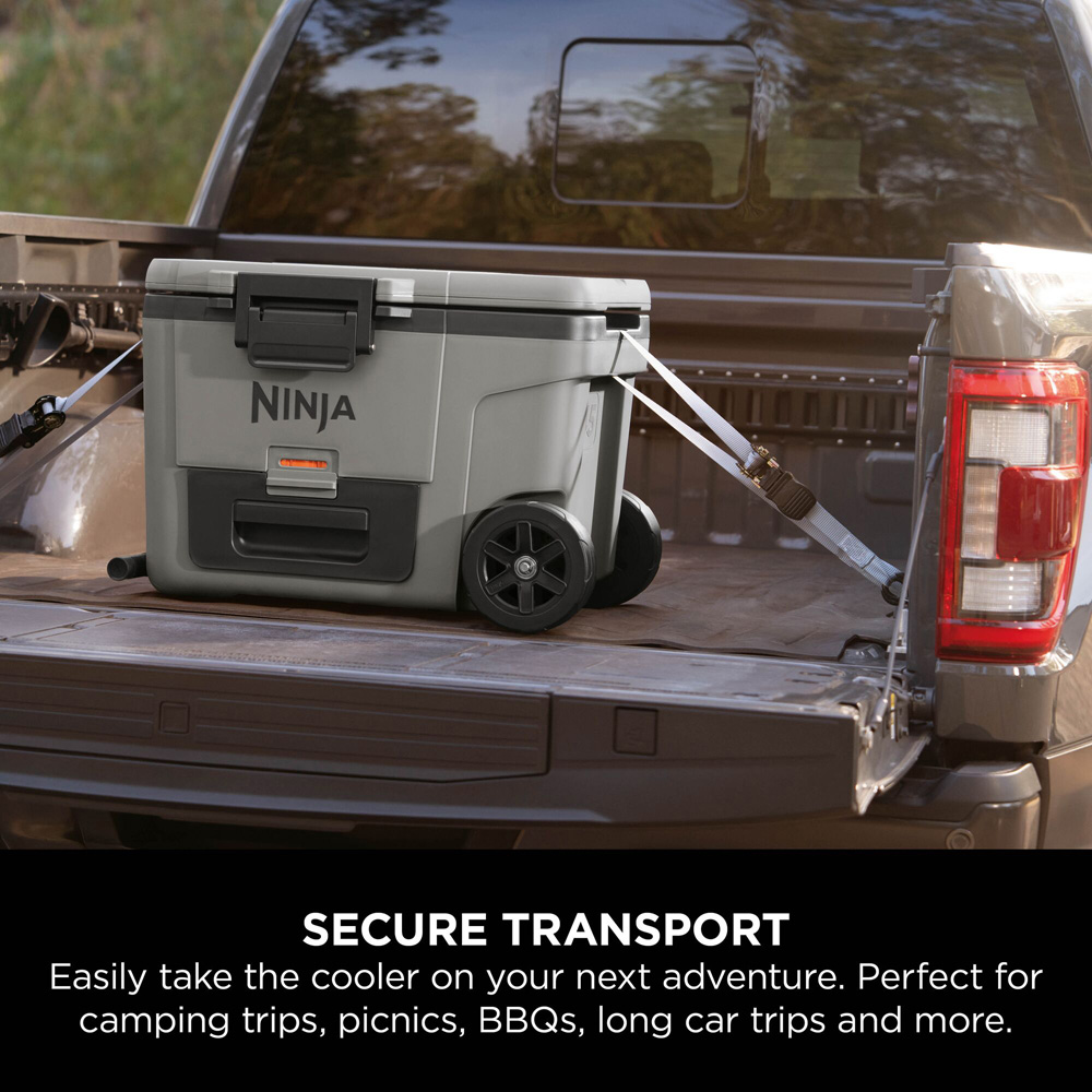 Ninja FrostVault Slate Grey Wheeled Cooler with Dry Zone 45QT 42L Image 9