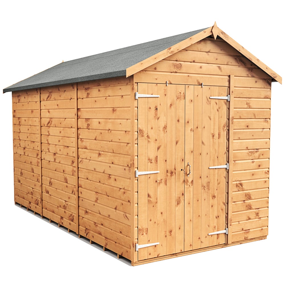 Empire Sheds 6 x 12ft Double Door Tongue and Groove Wooden Apex Garden Shed Image 1