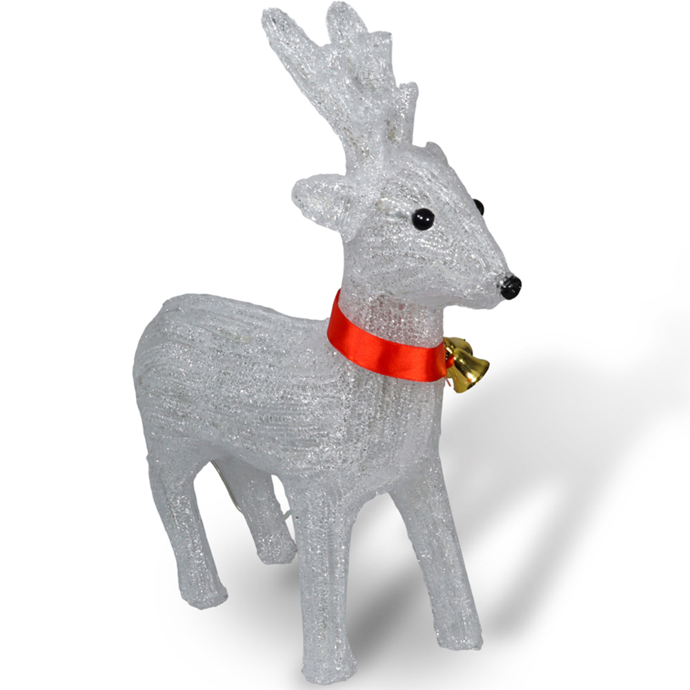Xmas Haus LED Acrylic Christmas Reindeer Decoration Image 2