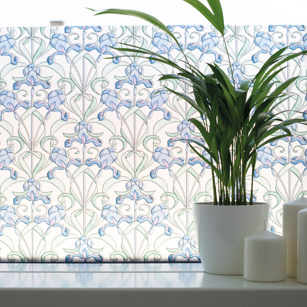 d-c-fix Minster Blue Stained Glass Window Sticky Back Plastic Vinyl Wrap Film 45cm x 2m Image 6