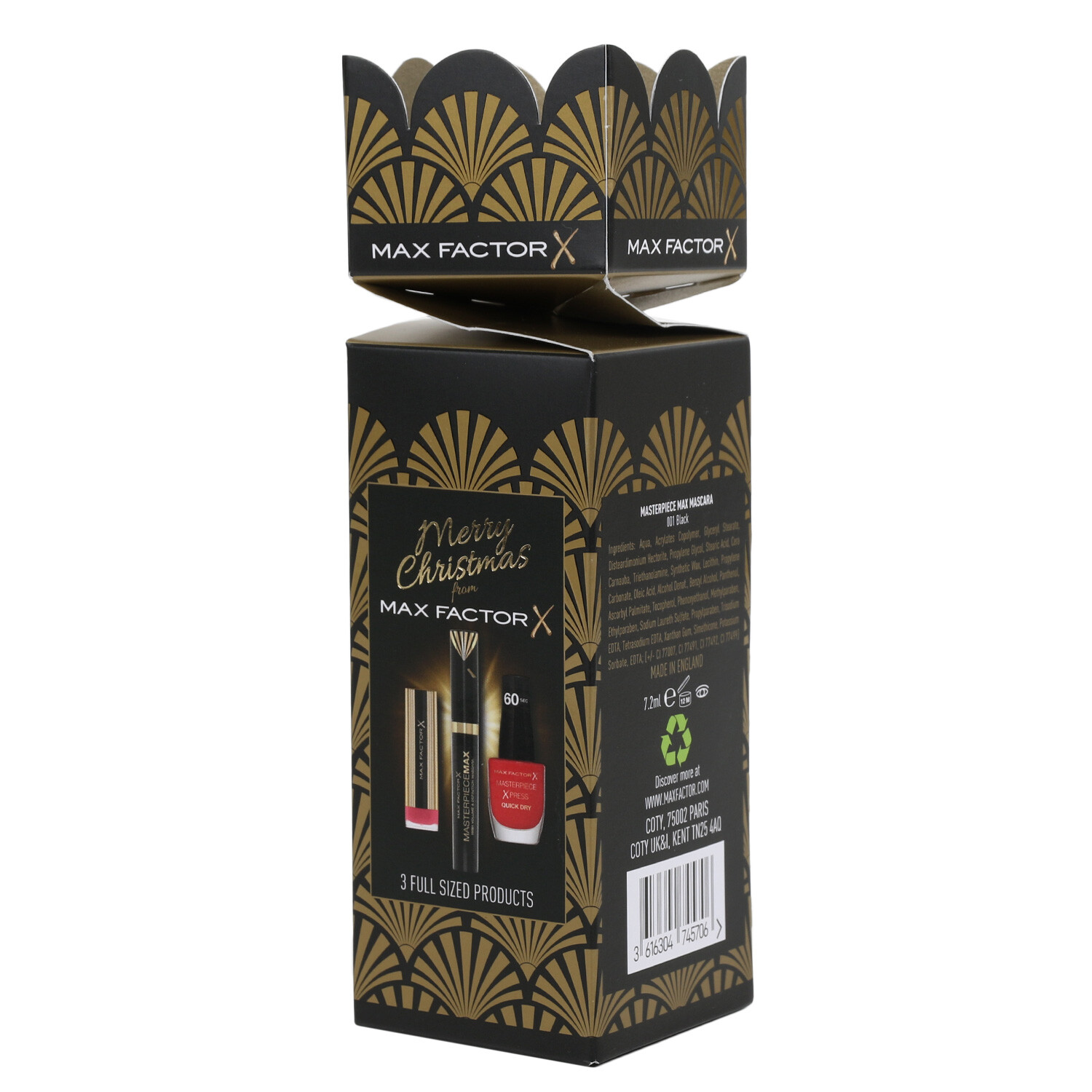 Max Factor X Christmas Cracker Gift - Red Image 3