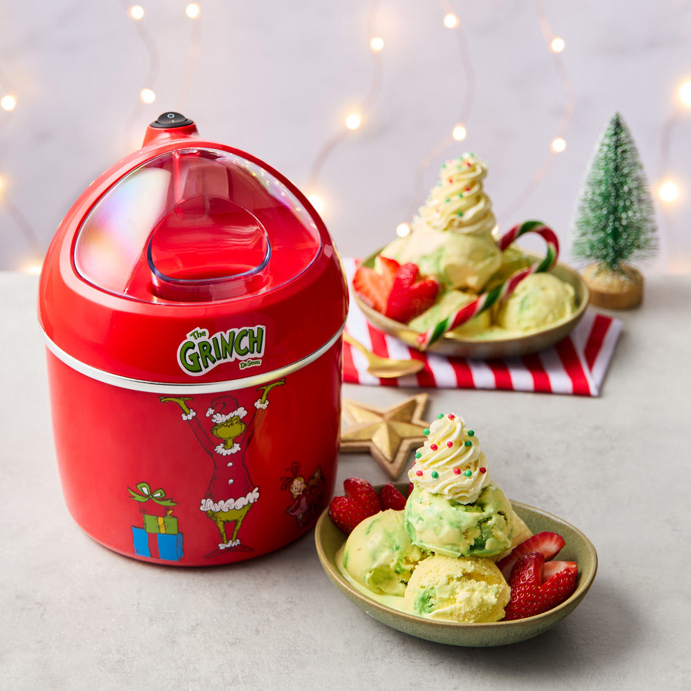 Grinch SDA2794GE Red Portable 400ml Ice Cream Maker 8W Image 2