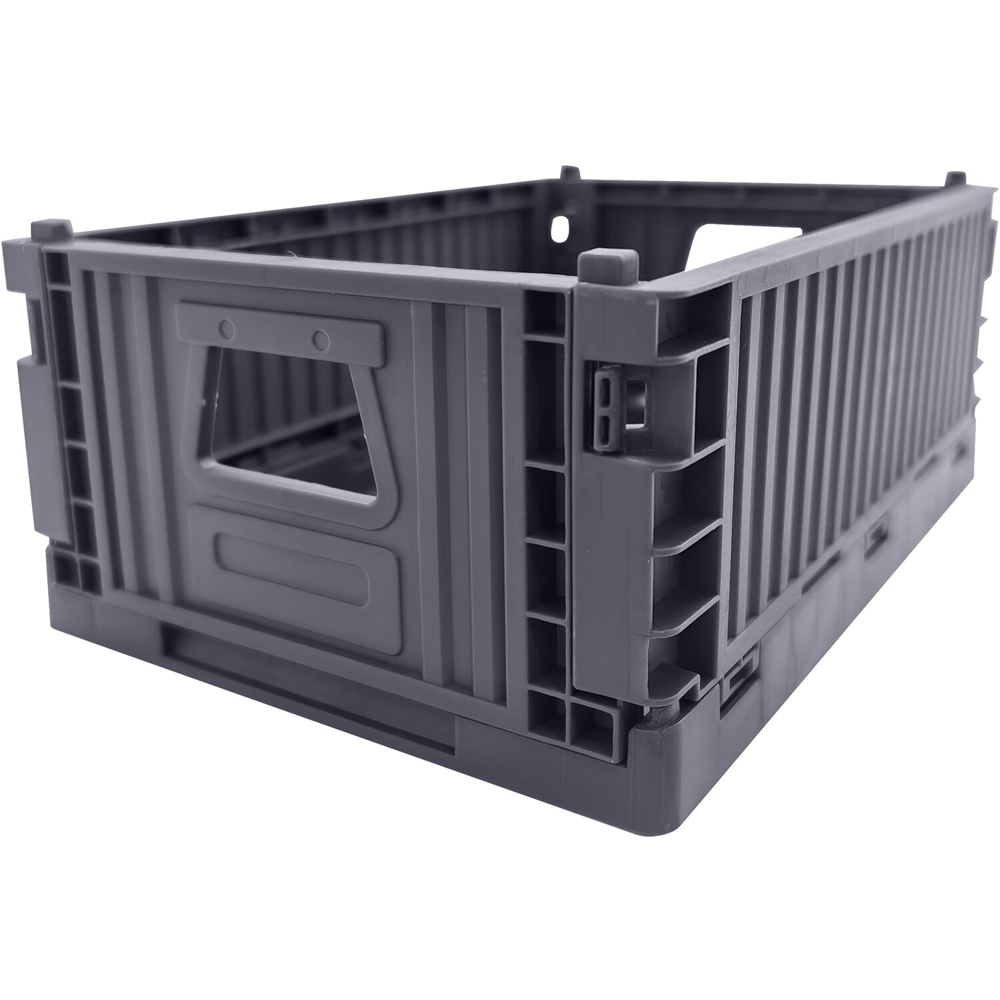 Ribbed Folding Crate Medium Image 4